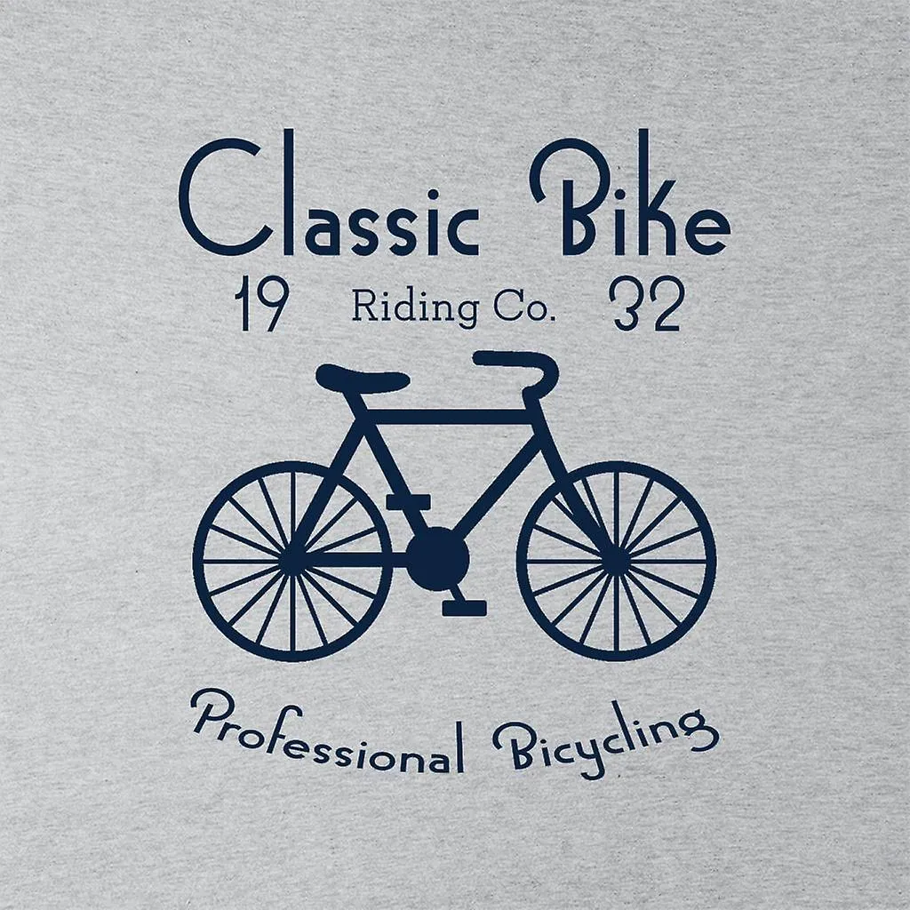 Klassieke fiets rijden 1932 vrouwen de Hooded Sweatshirt