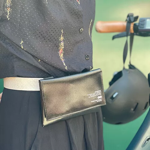 RAINETTE MINITAS VOOR FIETS  ZWART 